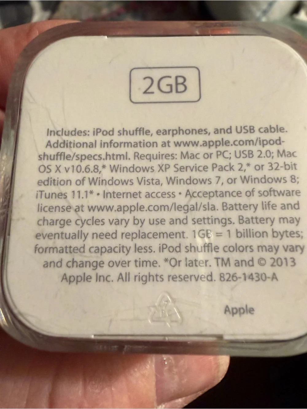 NEW SEALED Apple iPod Shuffle 4th Gen 2GB Pink Salmon A1373 MD773LL/A Vintage
